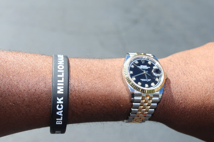 Black Millionaires Wrist Bands